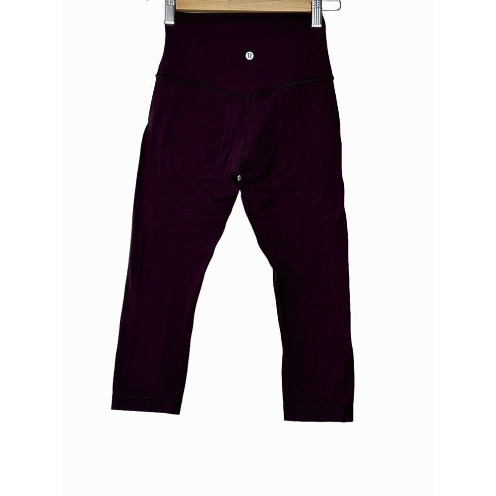 LULULEMON Leggings Align Women's 18" inseam purple  Sz 4‎ Running Yoga Gym
